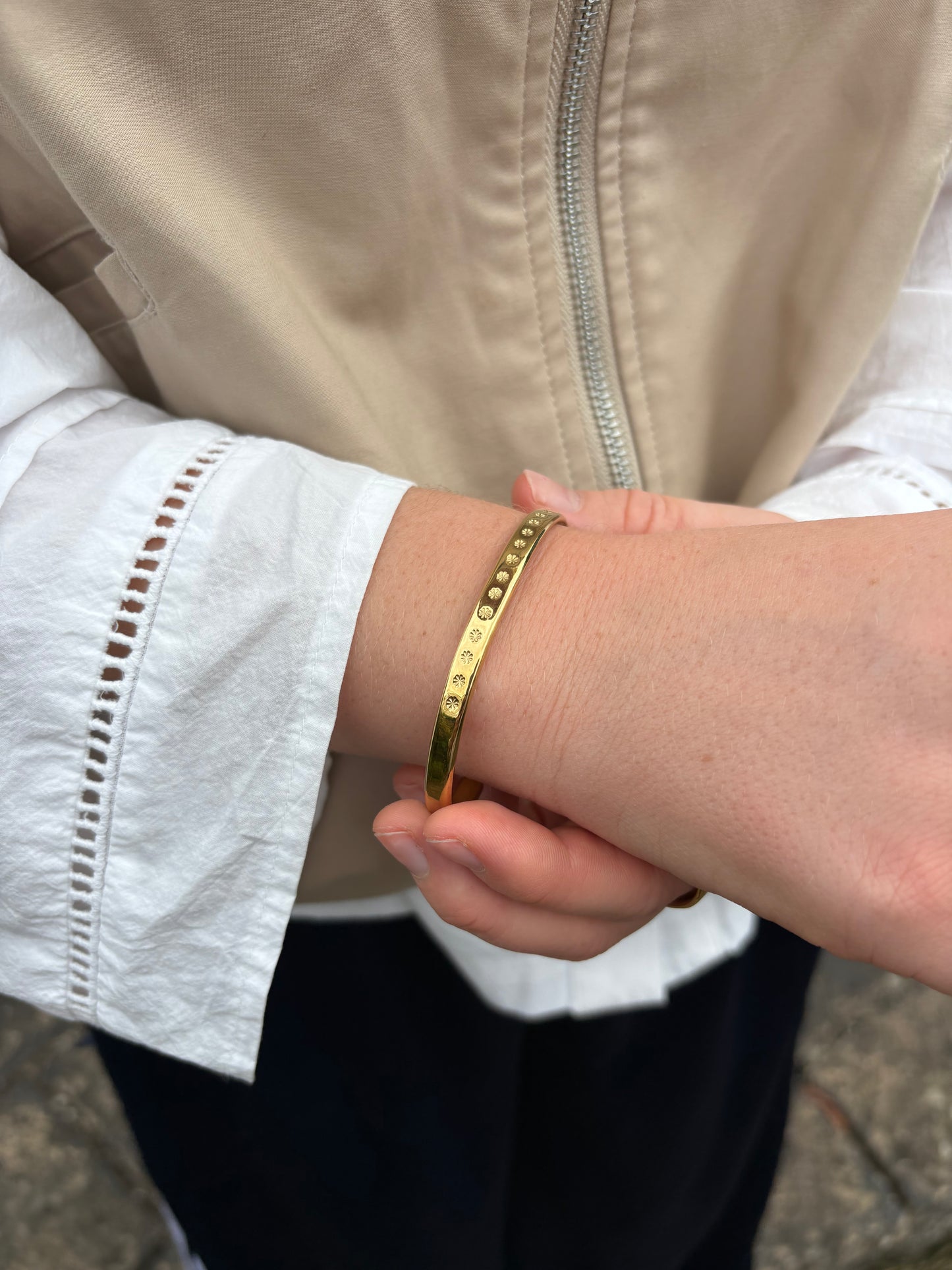 Stars Bangle - Gold Plated