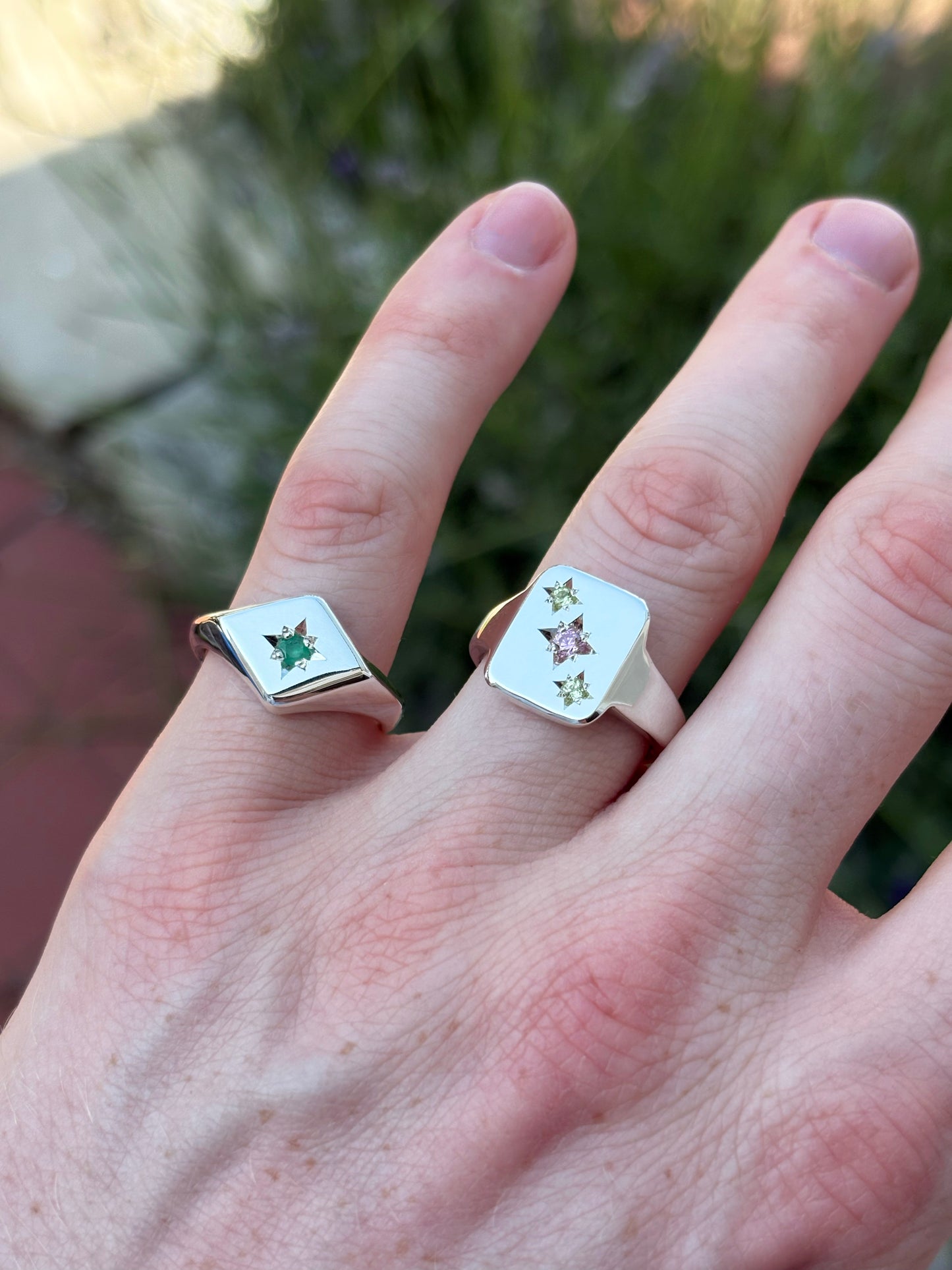 TRIPLE STAR RING