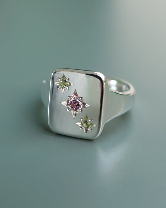 TRIPLE STAR RING