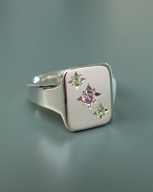 TRIPLE STAR RING