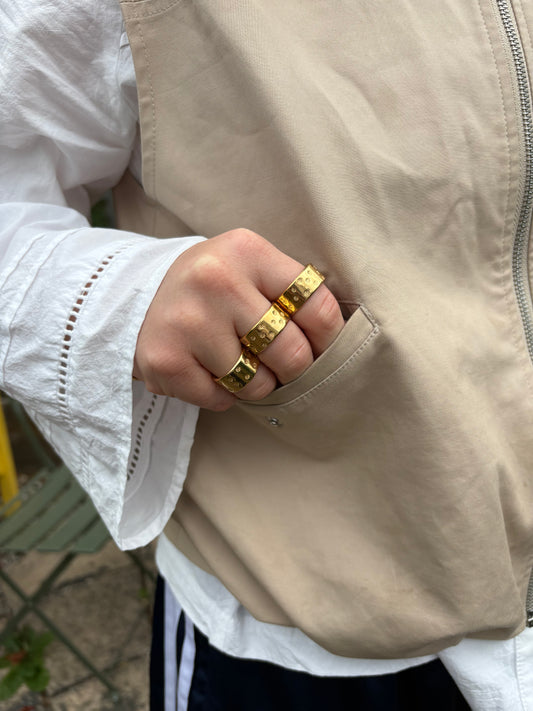 Stars Ring Gold Plated