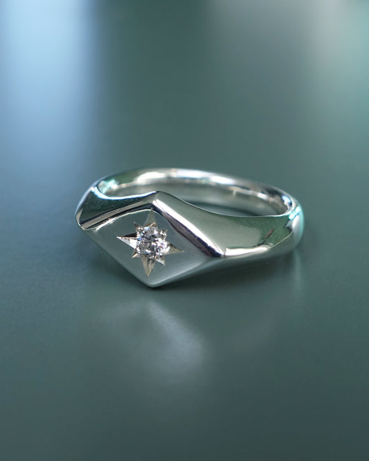 DIME RING - CLEAR