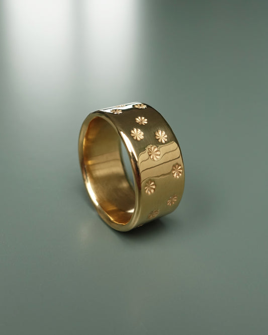 Stars Ring Gold Plated